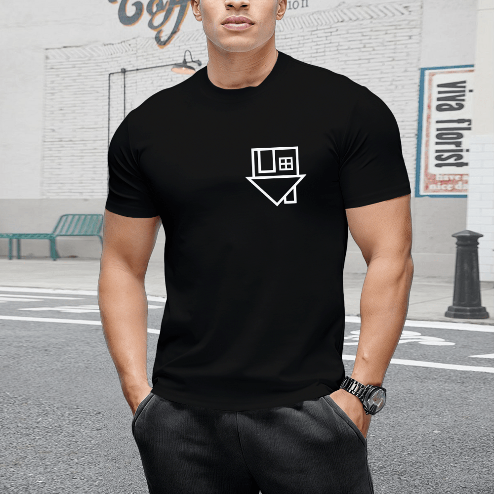 2026 Short Sleeved Summer Breathable T-Shirt The Neighborhood  Band Print Men's And Women's Hip Hop Men's Outdoor Hoodie Sweatshirt Short Sleeved Men's Wear - 黑色 - 查看 4
