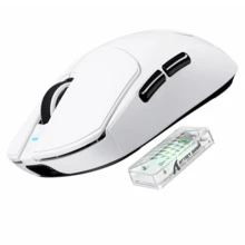 ATTACK SHARK X8ULTRA 无线游戏鼠标，42000 DPI，3950MAX 传感器，55g 轻量鼠标，8K Hz 轮询率，Nordic52840 芯片，三模 2.4GHz/Type-C/蓝牙 5.0，兼容 PC/Linux - 彩色 - 查看 12