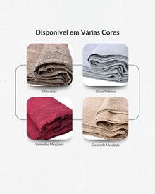 Set Of 2 Throws For Sofa Or Bed, 100% Cotton, Size 210x120, Decorative And Protective Cover For A New And Elegant Home - 沙 - 查看 3