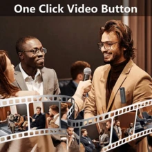 1pc 1080P HD Mini Smart Camera, Portable Video Recorder With Night Vision, 180° Rotatable Lens, Rechargeable Battery, Motion Detection, Suitable For Security Monitoring, Sports, Driving, Meetings, Classrooms, Law Enforcement, And Outdoor Travel - Black - View 7