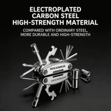 16-In-1 Bicycle Repair Tool Kit, Foldable Hex Wrench, Screwdriver Bits, Motorcycle Maintenance Tool - 16-in-1 Wrench - View 5