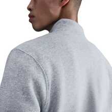 Áo nỉ nam Nike kiểu dáng mở phía trước, không có mũ, với logo thêu, thích hợp cho chạy bộ, tập luyện và thể dục. Màu xám. - Xám - Xem 3