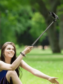 1 Pc 3-In-1 Selfie Stick Tripod Portable Extendable Phone Holder - Classic - View 4