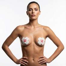 X-Shaped Nipple Covers – Ultra-Thin Like Cicada Wings, Breathable & Weightless, All-Day Comfort - 彩色 - 查看 1