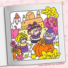 Colorful Animal Park Coloring Book, Easy-Fill Paper Book, Vibrant Healing Style, Forest Animal Carnival Elements, Rainbow Color Scheme, Featuring Giraffe, Hot Air Balloon Details, Relaxing Doodle, Suitable For Stationery, School Supplies, Great Gift For Girls, Valentine's Day, New Year - Lovely Place - View 6