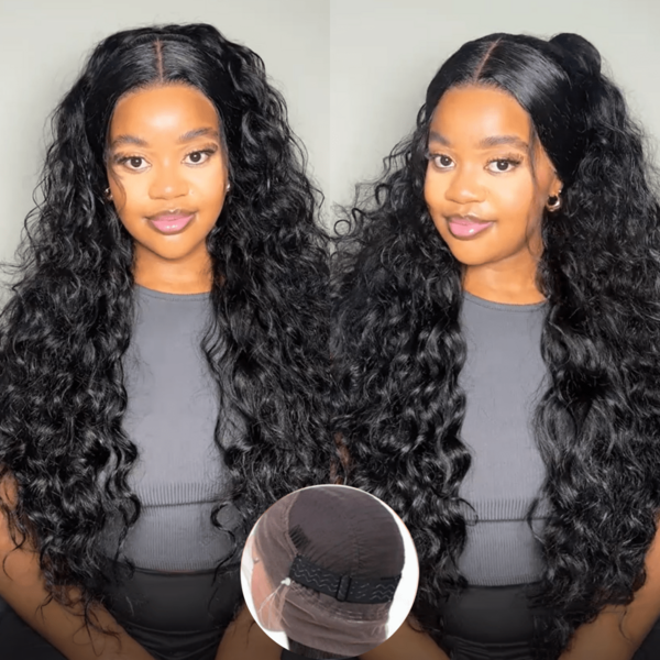ZHENDEFA 360 Degree Full Lace Frontal Wig With Pre-Plucked Hairline, HD Transparent Lace, Adjustable Strap, 200% Density, Invisible Lace Front Wig For Women