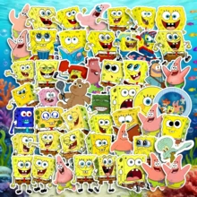 SpongeBob SquarePants 90 szt. naklejek dekoracyjnych z motywem SpongeBoba, nadających się do personalizacji etui na telefony, laptopów, tabletów, butelek na wodę, bagażu i nie tylko. Doskonałe do prac rękodzielniczych dzieci, dekoracji kartek, rozwijania zdolności manualnych i poczucia estetyki. - Jeden rozmiar pasuje do wszystkich - Zobacz 2