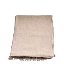 Set Of 2 Throws For Sofa Or Bed, 100% Cotton, Size 210x120, Decorative And Protective Cover For A New And Elegant Home - 沙 - 查看 7