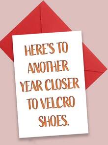 1 Card, Fun Birthday Card For Men And Women, Happy Birthday Card For Men, Parent And Wife Birthday Card, 50, 60, 70, 80 Years Old, Small Business Supplies, Thank You Card, Birthday Gift, Card, Unusual Items, Gift Card, Suitable For Birthday Cards And Blessings For Family, Partners, Friends, Colleagues (Comes With Random Color Style Envelopes) - Multicolor - View 6