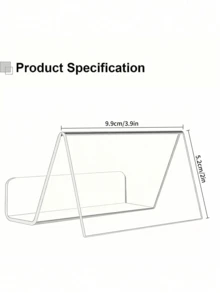 办公桌亚克力名片架，透明塑料桌面名片展示架，名片夹，名片架，亚克力名片展示架 - 彩色 - 查看 12