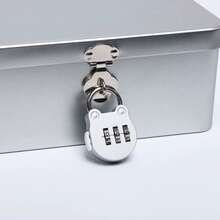 Mini Combination Lock, Portable Travel Security Lock With Resettable 3-Digit Combination - Suitable For Luggage, Backpacks, Gym Lockers, Tool Boxes - Combination Lock - View 9