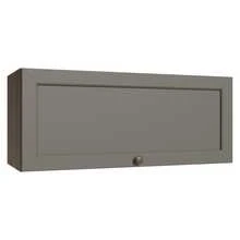 Gabinete Superior de Cocina Madesa Vik 80cm 1 Puerta MG - Marrón y Gris - Ver 10