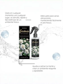 2pcs Spray Ambientador Natural de Gardenia para Interiores Aroma Relajante de Flores Frescas Elimina Malos Olores Duradero, para Sala, Baño, Dormitorio y Oficina - A - Ver 9