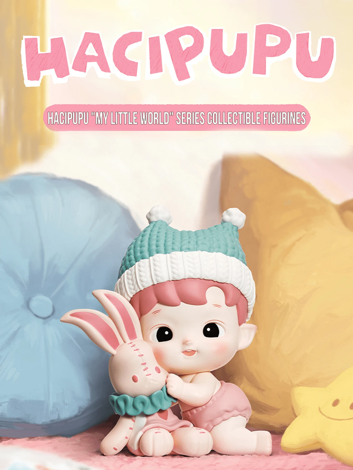 HACIPUPU "My Little World" Series Collectible Statue, HACIPUPU Figure Model Toy Blind Box, Exquisite Decorative Ornament, Display Case Collectible, Theme Party Decoration, Birthday And Christmas Gift - Multicolor - View 1