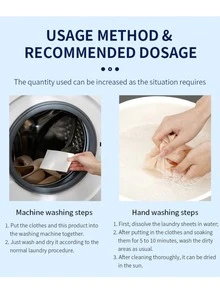 【纳米浓缩】全溶解洗衣泡腾片 | 强效去污，适用于洗衣机 - 固體 - 查看 7