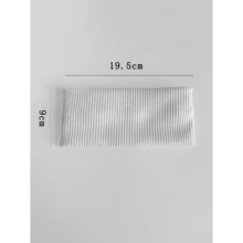 1pc Minimalist Knit Headband, College Casual Sports Headwrap, Pink/Black/White, Versatile Accessories For Men & Women, Year Round Use,Hair Accessories,Turban Headband,Sweatband, School Stuff, College, Headbands Fall Winter Hair Band For Vacation Outfits Woman - 白色 - 查看 3