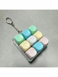 Cat Shaped Keychain Stress Relief Finger Toy, Mechanical Keyboard Switch Tester, Keychain, Desktop Decor, Phone Charm, Creative Novelty Anti-Anxiety Fidget Toy, Phone Accessory - Multicolor - View 24