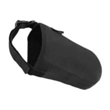 Almohadilla Antideslizante y Antisucia para Pie Anterior Doact - Talla Única Negra | Material Acolchado de Neopreno para Mayor Comodidad | Diseño Trapezoidal Ampliado (21.5x12x7cm) para Fácil Caminar con Yeso o Vendajes | Doble Correa Ajustable y Cierre con Anillas para Personalizar el Ajuste | Base con Doble Tira Antideslizante de Goma | Refuerzo en la Abertura para Mayor Durabilidad | Ideal para Lesiones, Viajes o Uso Diario - Negro - Ver 2