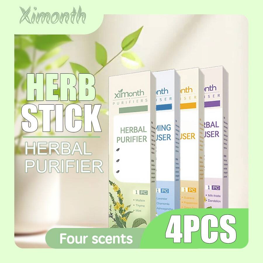 Natural Lavender & Mint Lung Purifying Diffuser Pen. Crafted With Herbal Plant Extracts, This Smoke-Free Pen Supports Lung Cleansing, Oral Freshness, And Overall Respiratory Wellness While Providing Relief For The Throat, Sinuses, And Mouth. Requiring No Power, It Serves As An Ideal And Thoughtful Gift For Friends, Family, Or Your Special Someone On Occasions Like Father's Day, Christmas, Or Birthdays. - xm13+xm14 - 查看 1