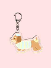 1 Stück süßer Dackel Schlüsselanhänger Anhänger, geeignet für den täglichen Gebrauch und als Urlaubsgeschenk, Dackel Schlüsselanhänger, geeignet als Schulmaterial - Verschiedenfarbig - Übersicht 9