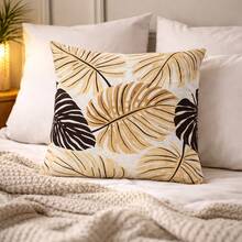 1 Cushion Cover With Zipper 40x40 Collection 2024 Gorgeous - FLORAL - STRAW RIBS - View 2