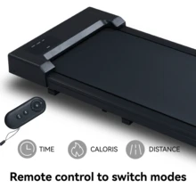 2.5HP Under Desk Treadmill, Portable Walking Pad For Home & Office, Compact Running & Walking Machine With Remote Control, LED Display, Black - Xem 5