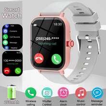 New 260mAh Smart Watch With Full Touchscreen, Calling & Messaging, Multi-Function Sports Watch With Alarm, Calculator, Calendar And Weather - Multicolor - View 3