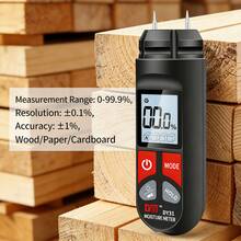 New Digital Wooden Moisture Meter, Professional Wood Humidity Tester, Portable Wood Moisture Detector DY31 With High-Definition LCD Display - DY31 - View 6