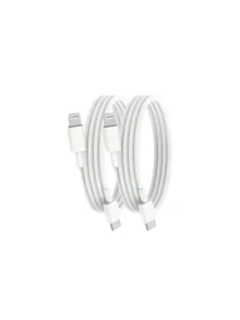 Cable de datos de PVC blanco, set de 4 piezas/3 piezas/2 piezas/1 pieza, cable de carga rápida de 60W PD compatible con iPhone 14 13 12 11 Pro Max Mini 14 8 Plus X XR XS, cable de datos Lightning que soporta carga rápida y sincronización, adecuado para accesorios de juegos y auriculares, regalo para aniversario y celebración de bodas - Blanco C-L - Ver 12