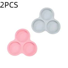 1/2pcs Reusable Non-Stick Silicone Baking Mold - Microwave & Oven , Flexible Triangle Design For Tarts, Burgers, Pancakes - Easy Clean Multifunctional Kitchen Tool, Unique Shaped Baking Mold - Multicolor - View 15
