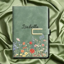 Juego de regalo de cuaderno y bolígrafo premium personalizado, juego de escritura elegante personalizado, cuaderno y bolígrafo personalizados, regalo de cuaderno personalizado, juego de papelería de oficina elegante personalizado, cuaderno elegante personalizado, cuaderno de tapa dura personalizado - El regalo ideal para estudiantes y profesionales - Cuaderno en forma de U - Ver 3