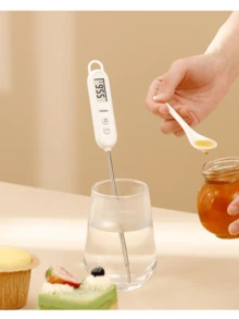 Termómetro de temperatura del agua, termómetro de alimentos, sonda de temperatura de agua y alimentos para hornear, para uso en la cocina - Talla única - Ver 3
