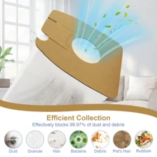 10 Pack MM Vacuum Bags Replacement Compatible With Eureka Style MM Mighty Mite 3670 And 3680, 60295, 60295A, 60295B, 60295C, 60296 & 60297A Series Canister Vacuums - White - View 4