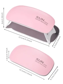 XEIJAYI 6W Mini Mouse Nail Lamp Nail Dryer Machine UV/LED Lamp Portable Micro USB Charging Cable Home Use Drying Lamp For Ge - Berwarna merah muda - View 6