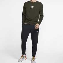 Nike Sportswear Club Fleece 休閒加絨束腳收口針織運動褲 男款 黑色 - 黑色 - 查看 3