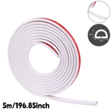 1pc 1m/2m/3 Meters/5m/6m Length 15mm Width PVC Cable Management Trunking, Invisible Decorative Cable Duct, Anti-Trampling Protective Sleeve, Adhesive Soft Cable Duct With End Caps - Multicolor - View 17