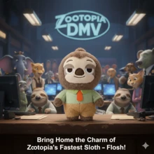 Disney 闪电侠毛绒玩偶，朱迪·尼克的朋友，25厘米高品质毛绒玩偶抱枕，柔软舒适，可爱的沙发床装饰，官方毛绒玩偶 - 可爱毛绒玩偶，包包挂饰 | 正品毛绒玩偶，活泼的闪电侠毛绒玩偶 - 非常适合主题房间或派对，情人节礼物，柔软毛绒玩偶 - 彩色 - 查看 7