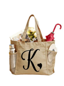 1/2/3 pezzi Set di borse a tracolla in lino con lettera iniziale, borse da spiaggia con monogramma da A a Z con tasche laterali in rete e pochette abbinata, ideale per trasportare gli essenziali da spiaggia, la spesa, gli articoli quotidiani e aggiungere un tocco preppy personalizzato agli outfit estivi, adatto per gli amanti della spiaggia, damigelle, studenti, donatori di regali, perfetto per gite in spiaggia, giornate in piscina, picnic, shopping, addii al nubilato, borsa da shopping riutilizzabile - Multicolore - Visualizzare 16