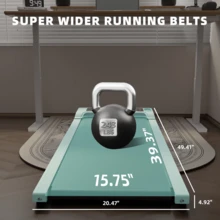 Walking Pad Under Desk Treadmill,Portable Small Treadmills For Home And Office,Super Quiet Motorized Walking Jogging Running Machine With Remote Control - 美規A型插(110-127V) - 查看 2