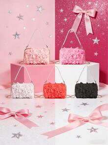 New Pearl Flower Decor Evening Clutch Handbag, Shoulder/Cross-Body Bag For Formal Dresses - Handbag - View 2