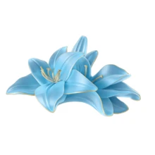 1pc Lily Flower Shaped Silicone Mold, Realistic Floral Design, Reusable For Clay, Resin, Candle, Soap And Plaster Crafts. Suitable For Home Decor, Jewelry Making, Wedding Decoration, Birthday And Valentine's Day Gifts - A-White - View 2