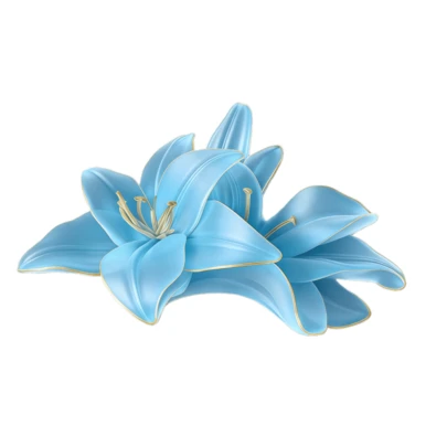 1pc Lily Flower Shaped Silicone Mold, Realistic Floral Design, Reusable For Clay, Resin, Candle, Soap And Plaster Crafts. Suitable For Home Decor, Jewelry Making, Wedding Decoration, Birthday And Valentine's Day Gifts
