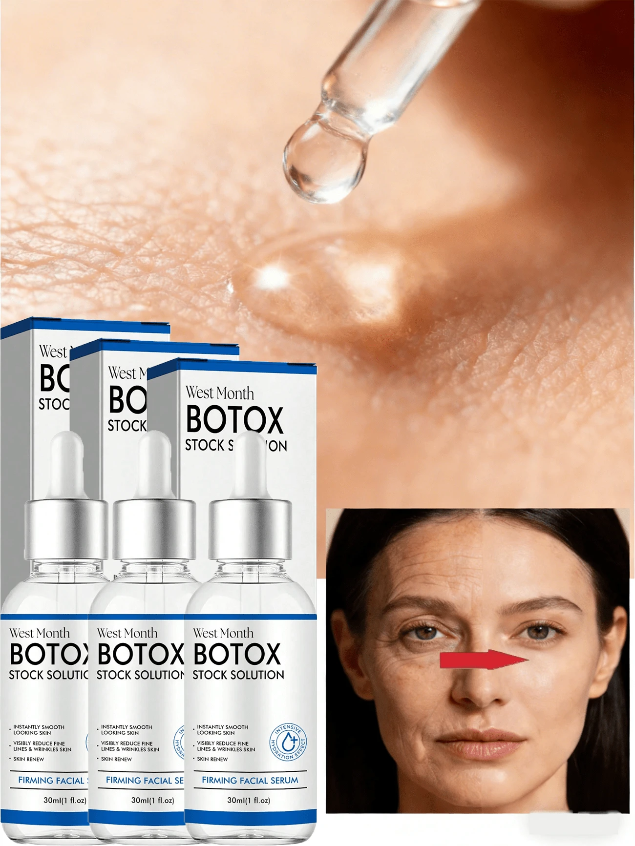 Facial Essence Nourishes And Hydrates Soft And Delicate Skin. Hydrating And Radiant Essence Suitable For Daily Use - 白色 - 查看 1