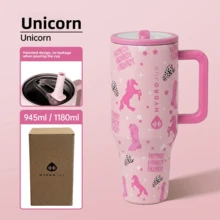 HYDROJUG32OZ&40OZ Straw Cup Large Capacity Car Insulated Cup Office Water Cup Men And Women High-Looking 2026 New Exclusive Style Coffee Plaid - 獨角獸 - 查看 2