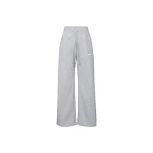 Nike Sportswear Phoenix Fleece 純色繫帶高腰寬腿針織運動褲 女款 灰色 - 灰色 - 查看 11