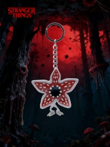 قطعة واحدة من سلسلة مفاتيح شخصية ثلاثية الأبعاد مرخصة رسمياً من Netflix Stranger Things، إصدار قابل للجمع Eleven و Dustin و Lucas و Max، مجسم صغير بأسلوب أنمي Stranger Things، لعبة نموذج قابلة للجمع، ديكور مكتبي، هدية للمعجبين في عيد الميلاد ورأس السنة - متعدد الألوان - مشاهدة 7