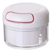 Manual Garlic Crusher, Food Processor With 2 Blades, Manual Processor For Vegetables, Fruits, And Onions. - Multicolor - View 2