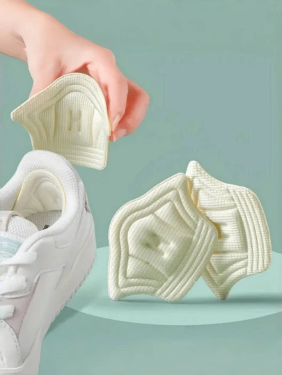1/3/5 piezas Plantillas deportivas, Almohadillas adhesivas para mejorar el ajuste y la comodidad del calzado, Prevenir el deslizamiento del talón y las ampollas, Adecuado para ajustar zapatos demasiado grandes, Protector de calzado casual, Almohadillas antifricción para el talón