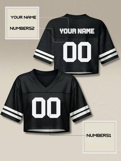 Áo nỉ crop top bóng đá màu đen thiết kế riêng, phong cách đường phố cá tính dành cho nữ, họa tiết thành phố, thiết kế miễn phí, giao hàng nhanh, thiết kế trễ vai.