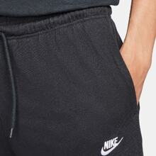 Nike Sportswear Solid Color Lace-Up Opening Casual Knit Sweatpants Men's Black - Black - View 5
